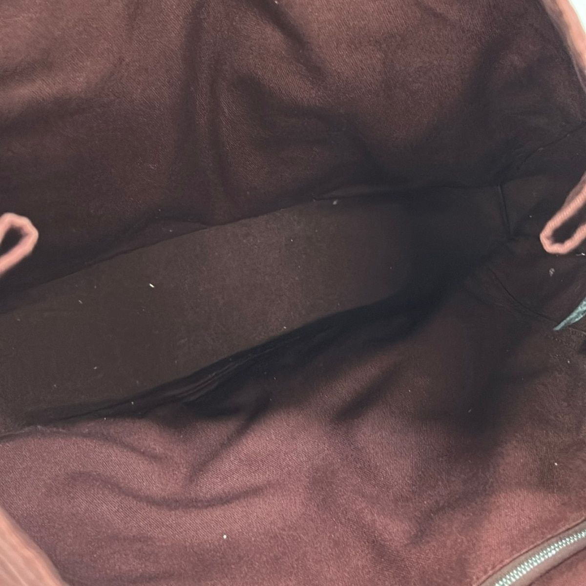 Hermes Tote Fourre Tout MM Half Leather Bordeaux — view 7