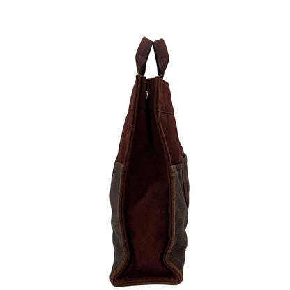 Hermes Tote Fourre Tout MM Half Leather Bordeaux — view 4