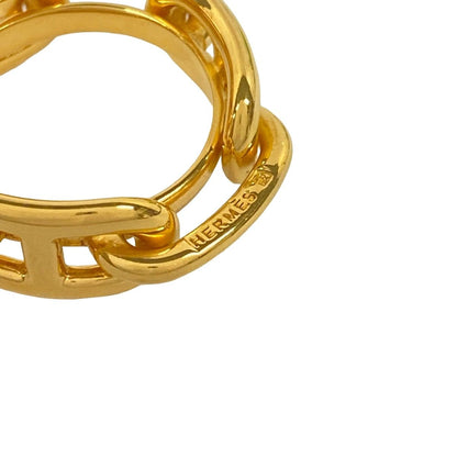 Hermes Scarf Ring Chaine D'ancre Legato Gold — view 3