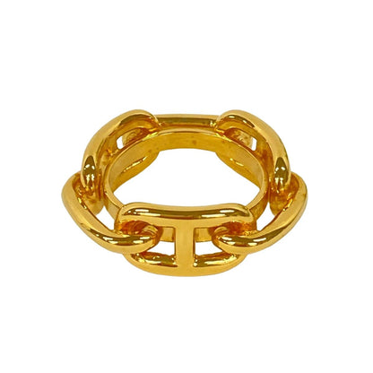 Hermes Scarf Ring Legato Chaine D'ancre Gold Carre 90 — view 2