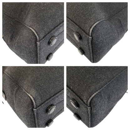 Prada Sports Gray Canvas Tote — view 4