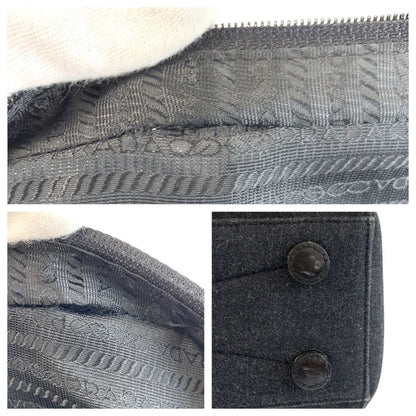 Prada Sports Gray Canvas Tote — view 5