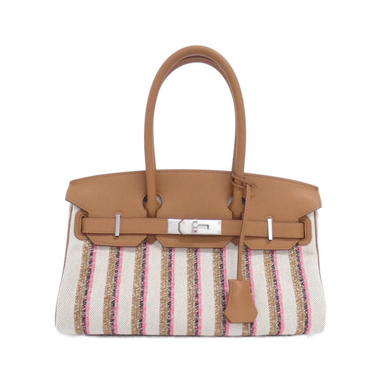 Hermes Couverture Lignes Birkin Shoulder Light Brodet 29 cm Bag