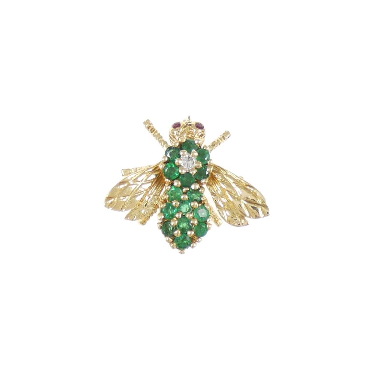 Tiffany & Co Vintage Emerald Brooch