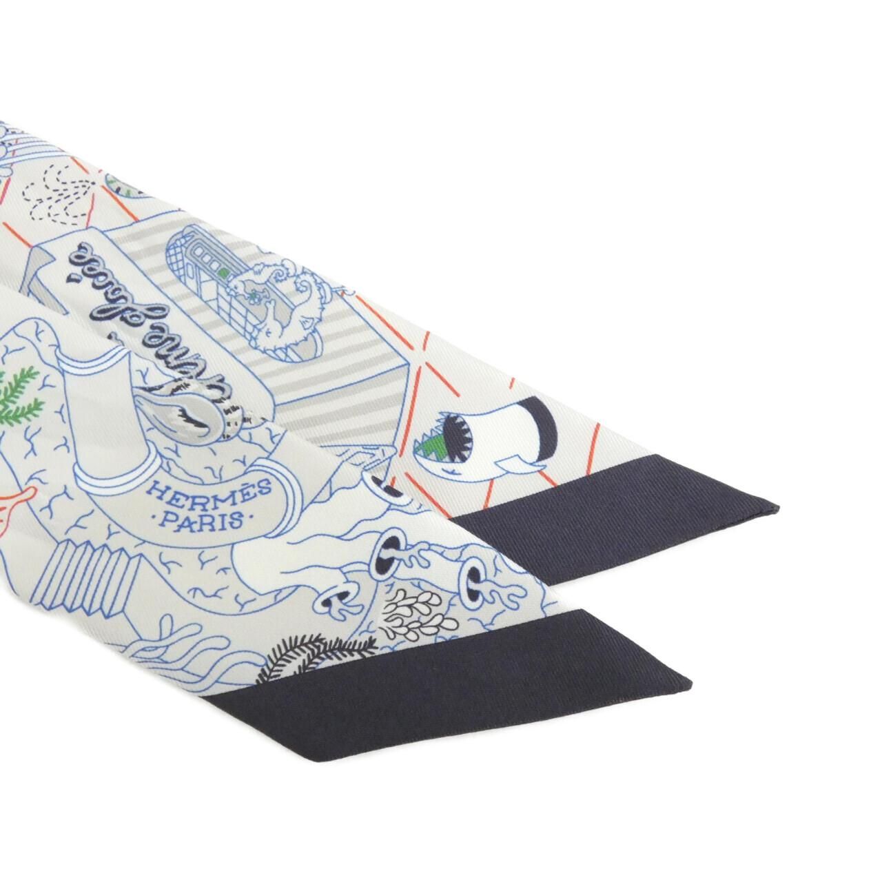 Hermes Splash Park Twilly Scarf — view 2