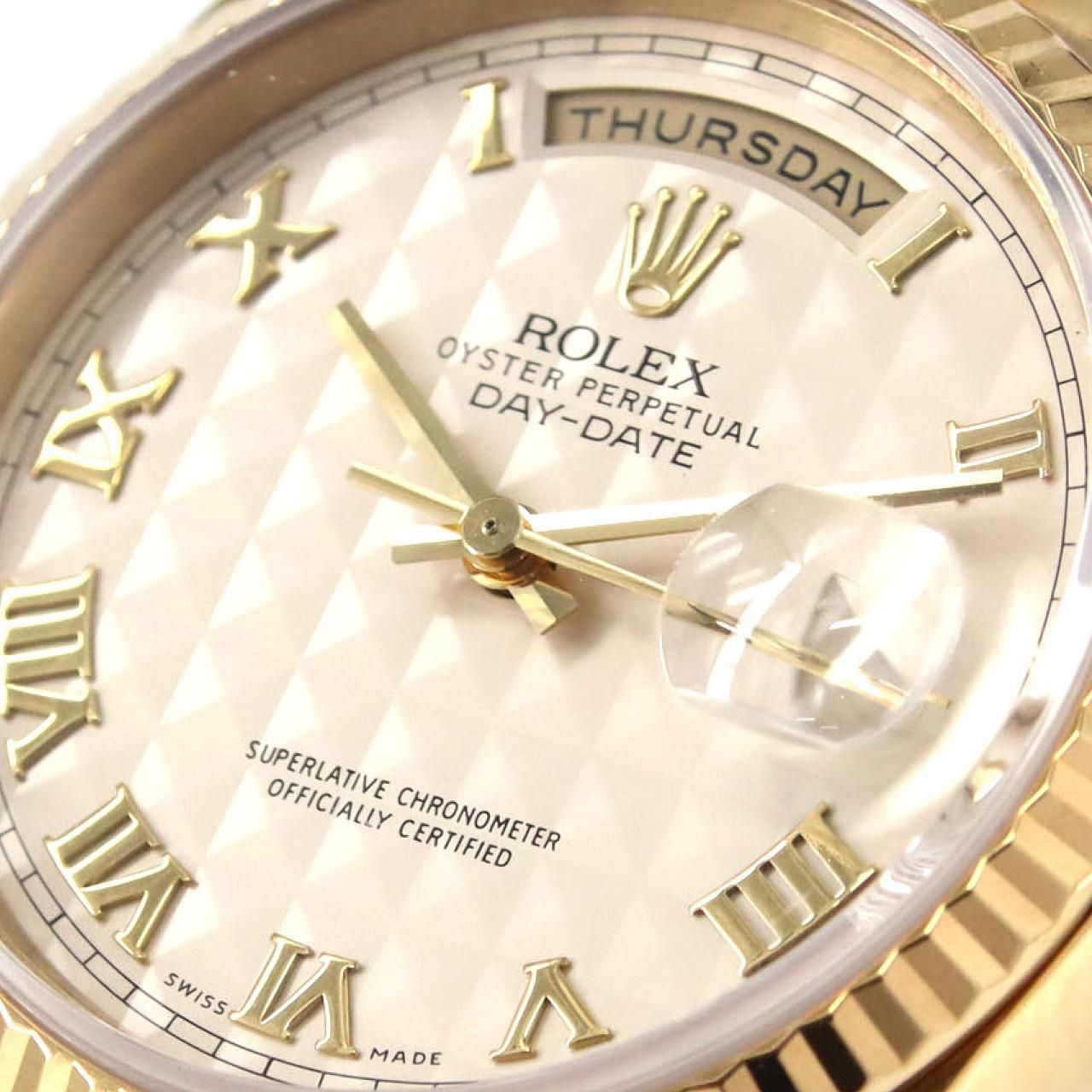 Rolex Day Date YG Automatic Winding Number Watch — view 5