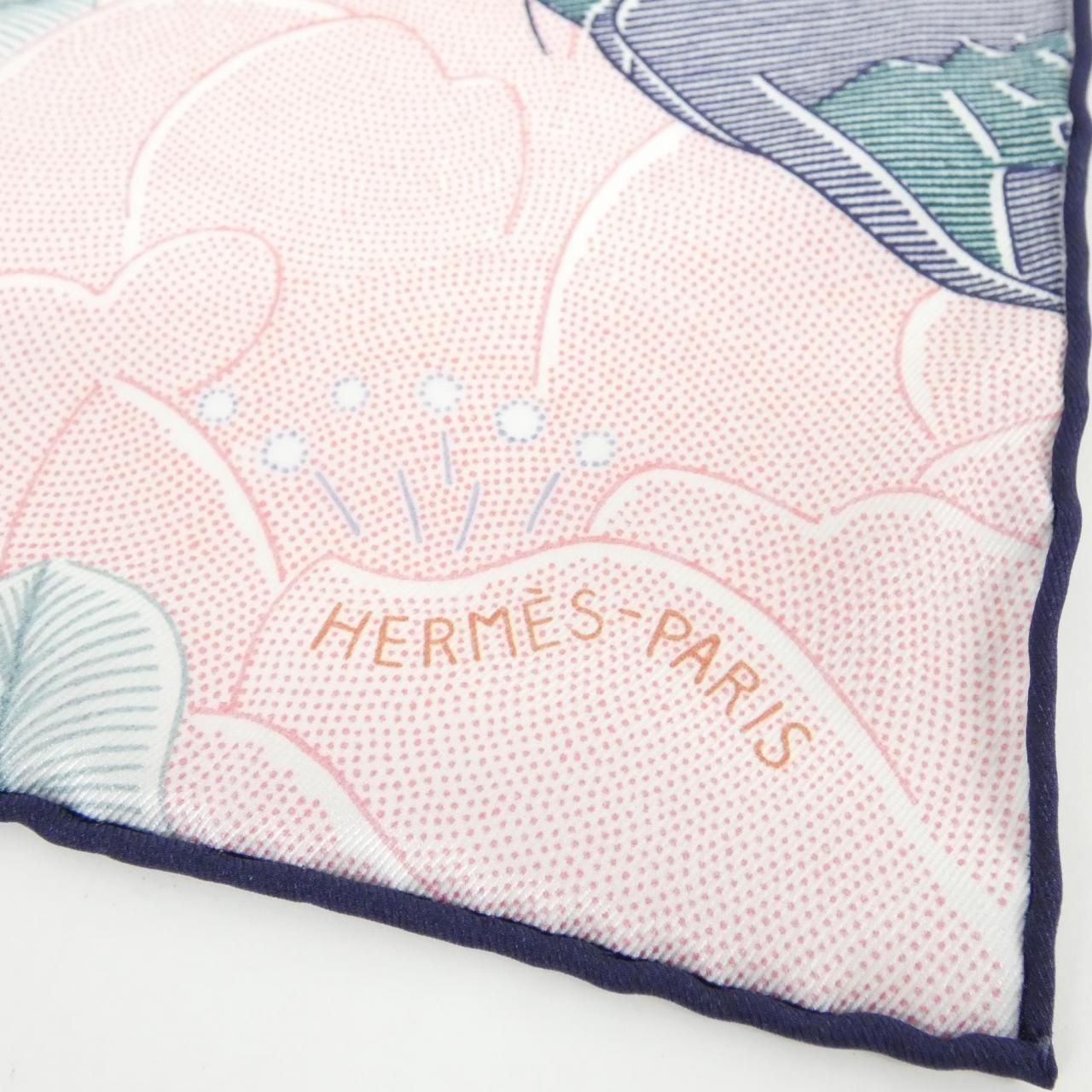 Hermes Carre Scarf Blue — view 2