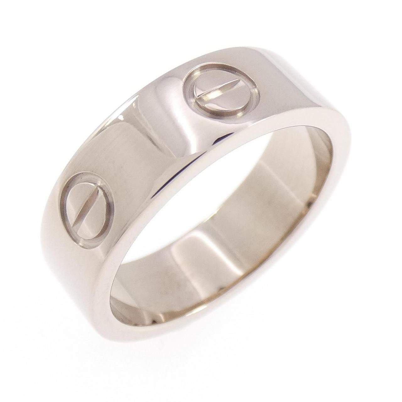 Cartier Love Ring White Gold