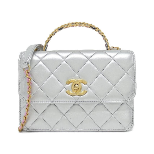 Chanel Bag Handbag Silver