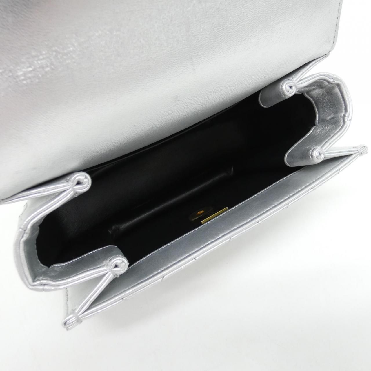 Chanel Bag Handbag Silver — view 7