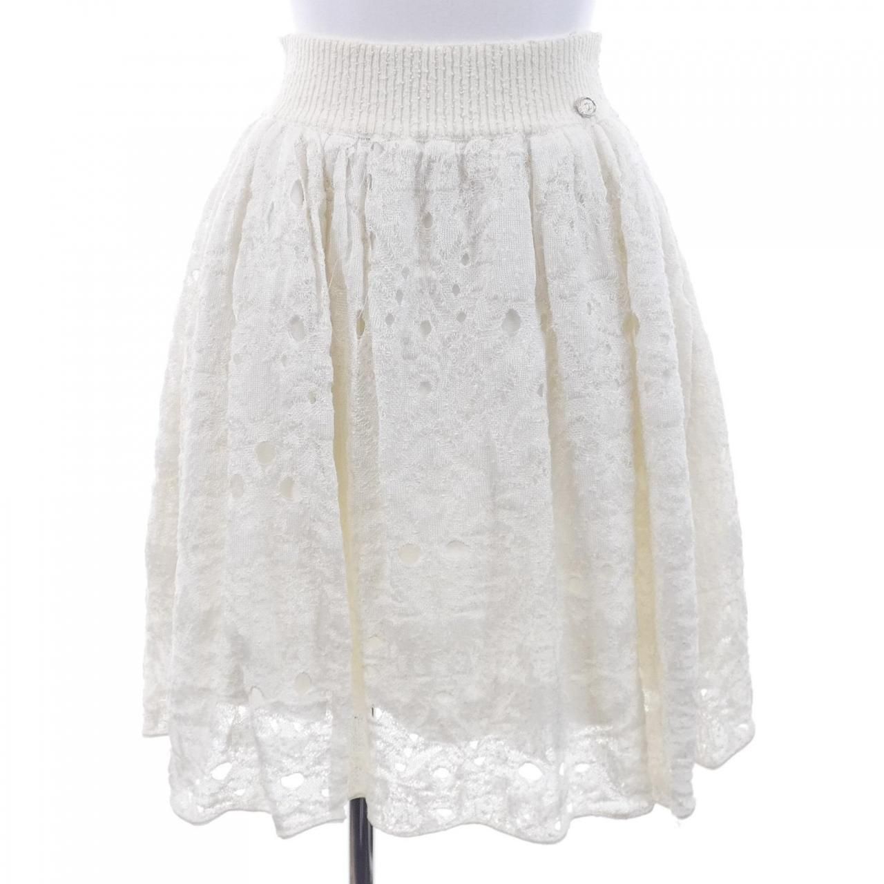 Chanel 13c Skirt White