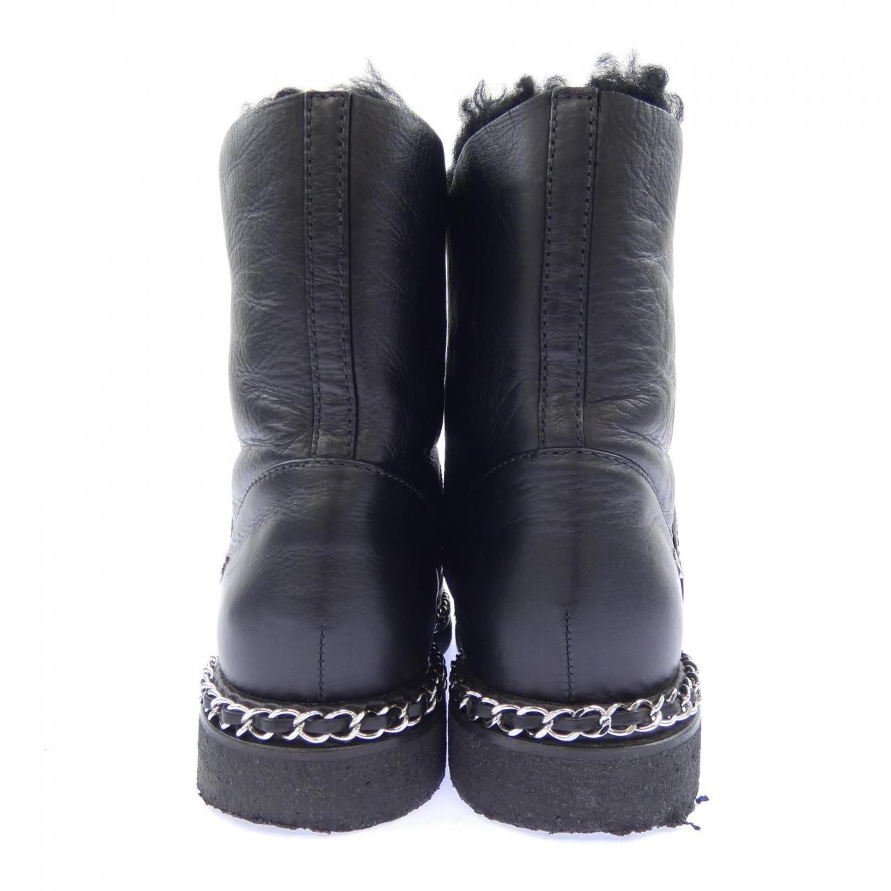 Chanel Short Boots Black — view 5