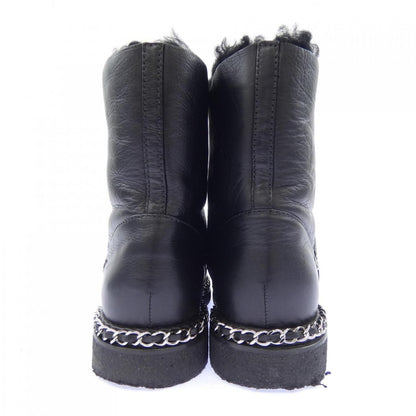Chanel Short Boots Black — view 5