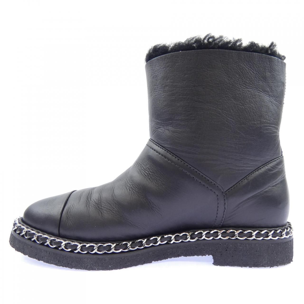 Chanel Short Boots Black — view 2