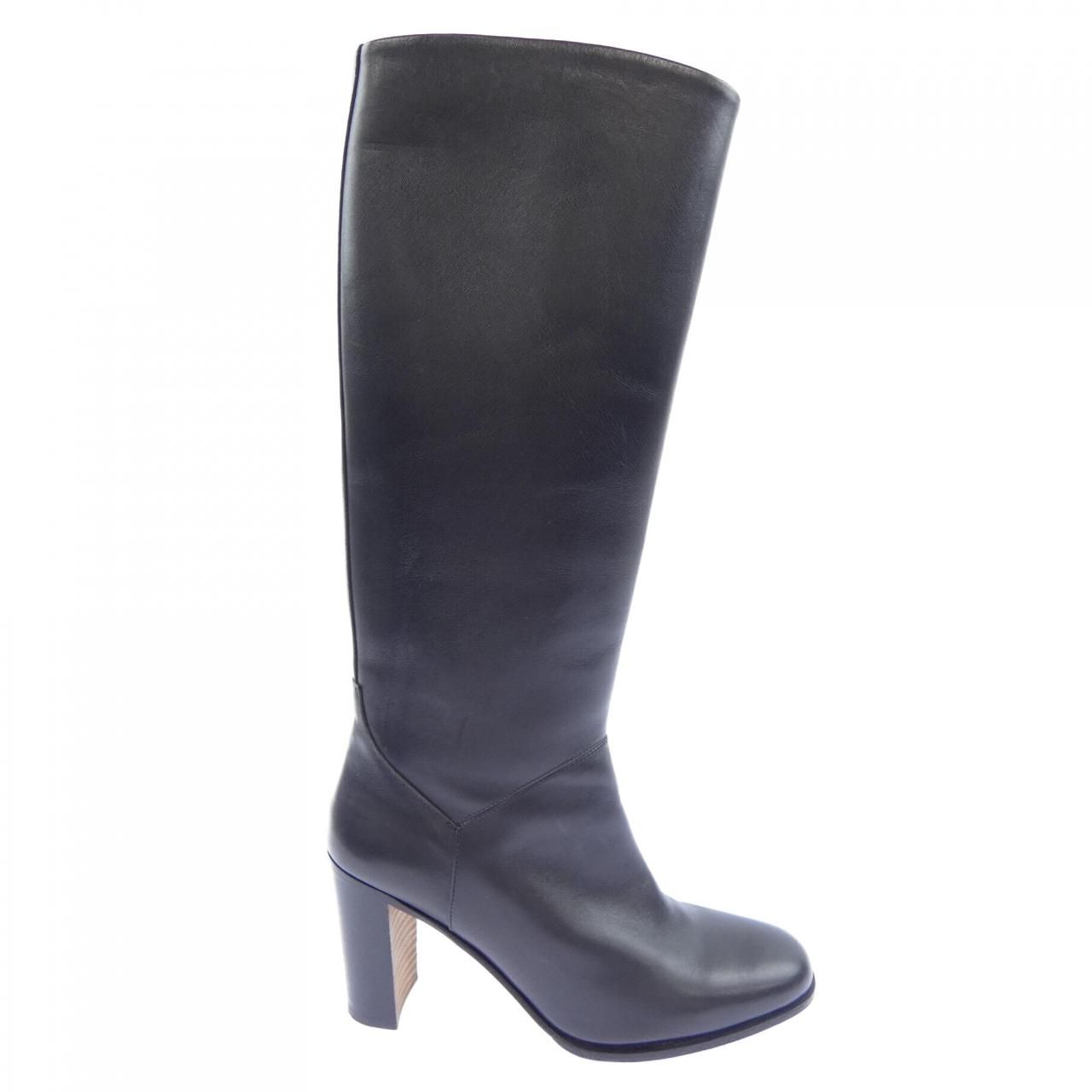 Hermes Long Boots Black