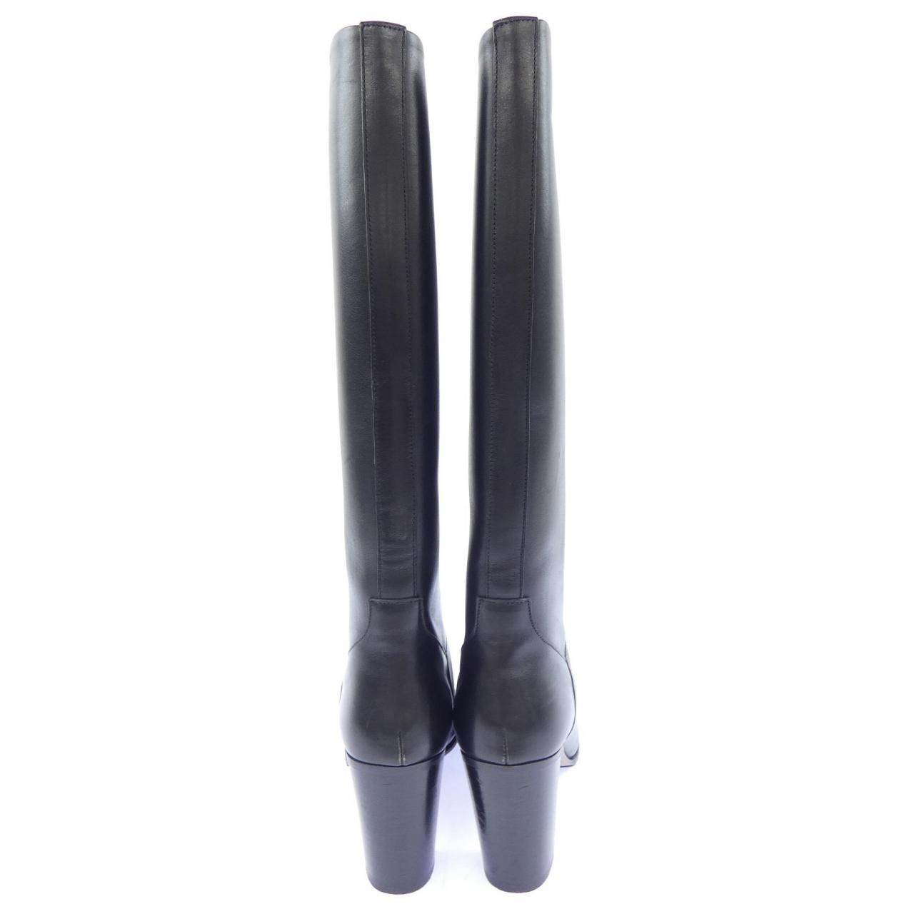 Hermes Long Boots Black — view 5