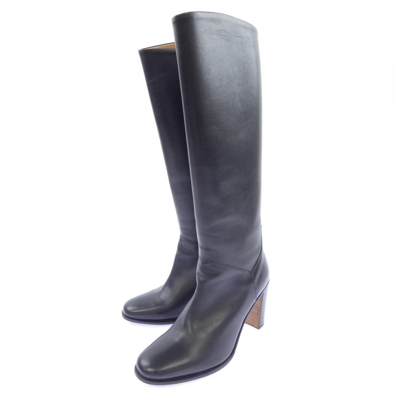 Hermes Long Boots Black — view 3