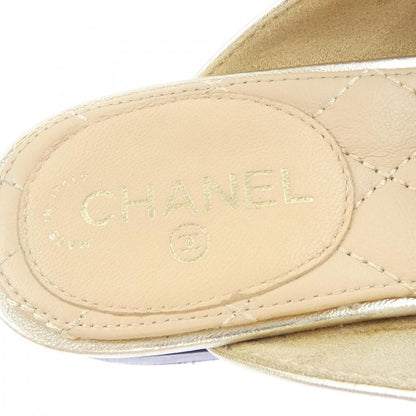 Chanel Sandals Gold — view 6