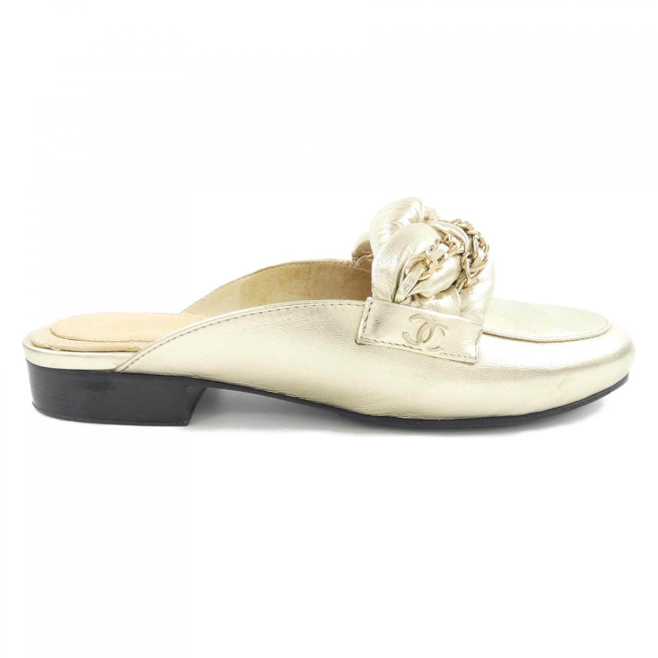 Chanel Sandals Gold