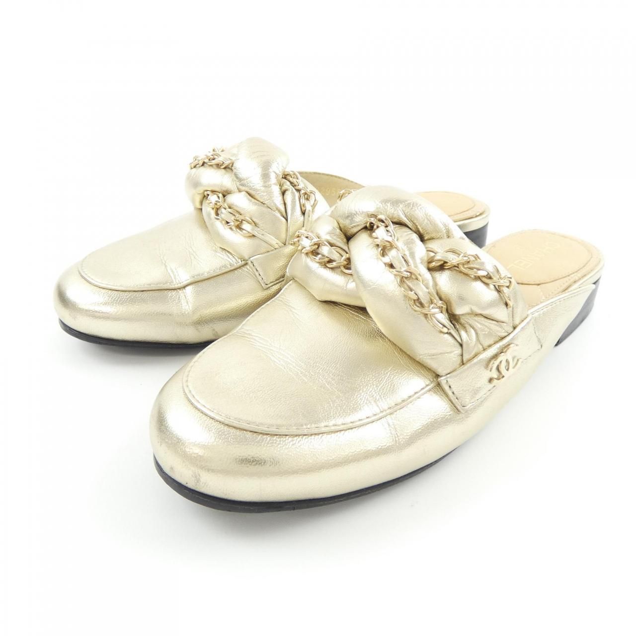 Chanel Sandals Gold — view 3