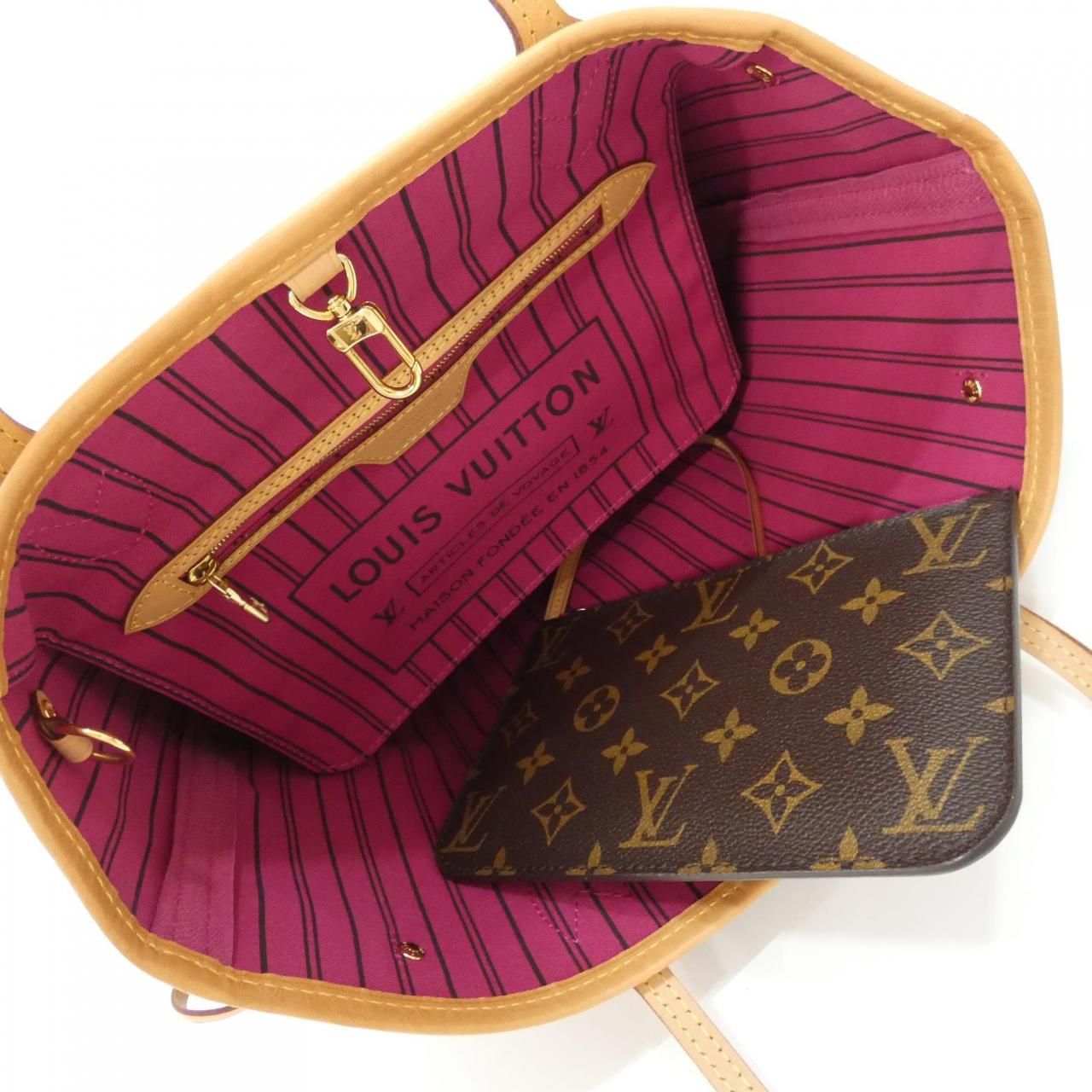 Louis Vuitton Monogram Neverfull PM Bag — view 7