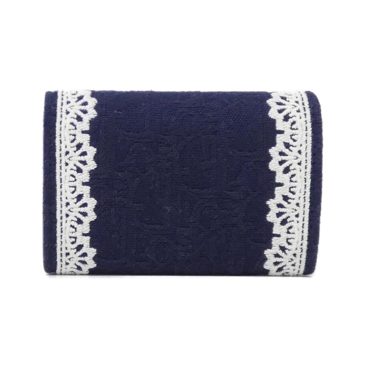 Dior Oblique Wallet Blue — view 2