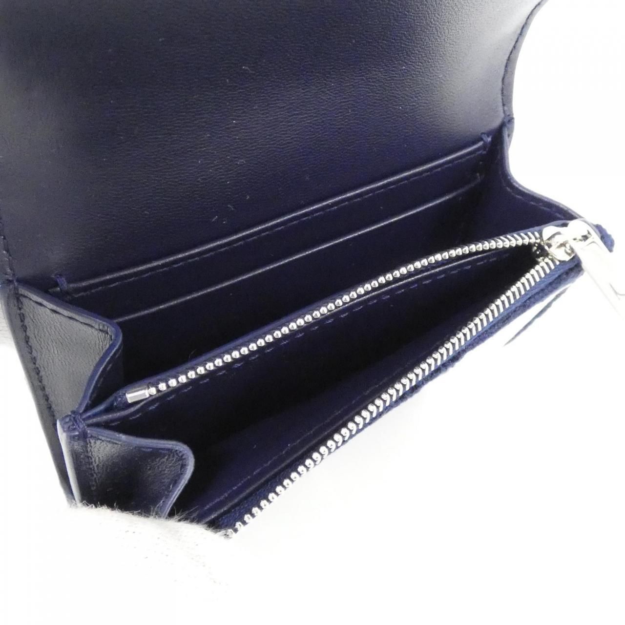 Dior Oblique Wallet Blue — view 5