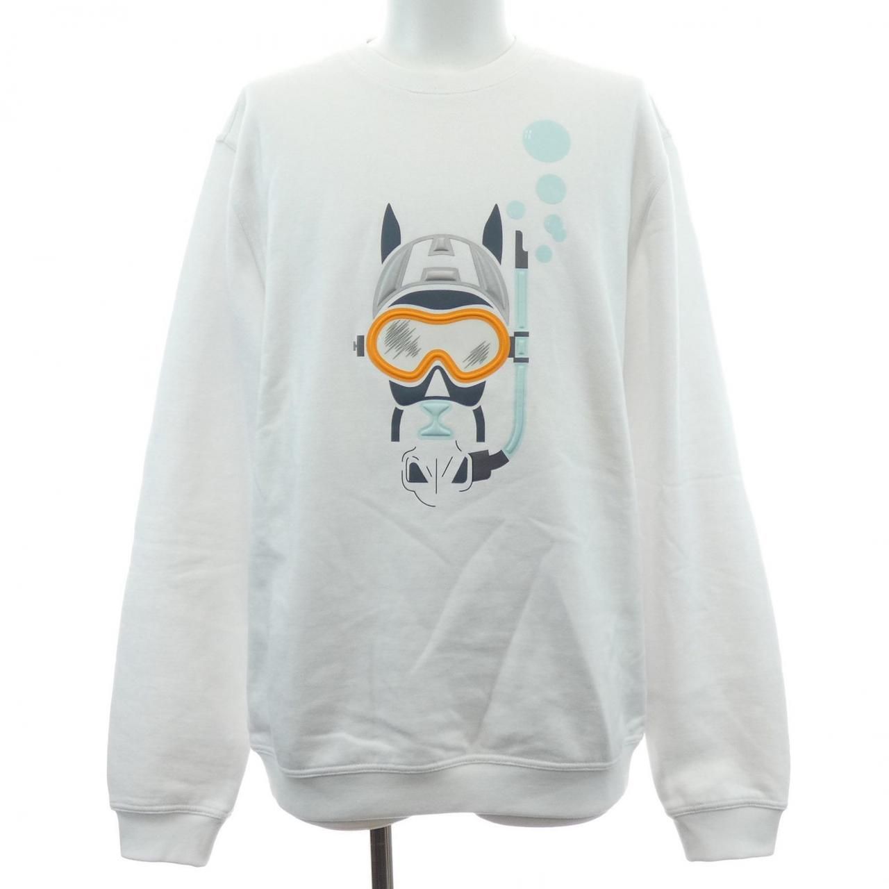 Hermes Sweatshirt White