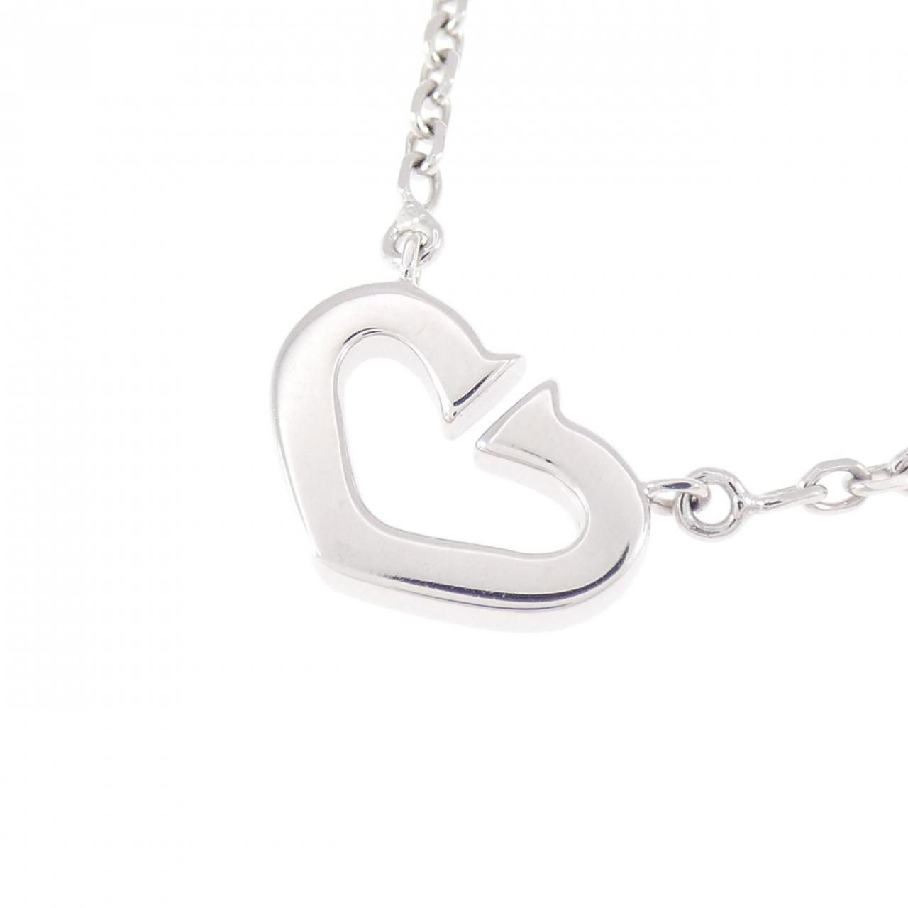 Cartier C Necklace White Gold — view 4
