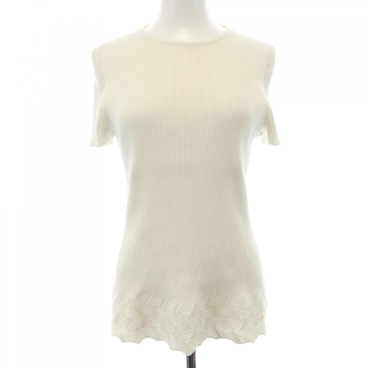 Chanel Knit Sweater White
