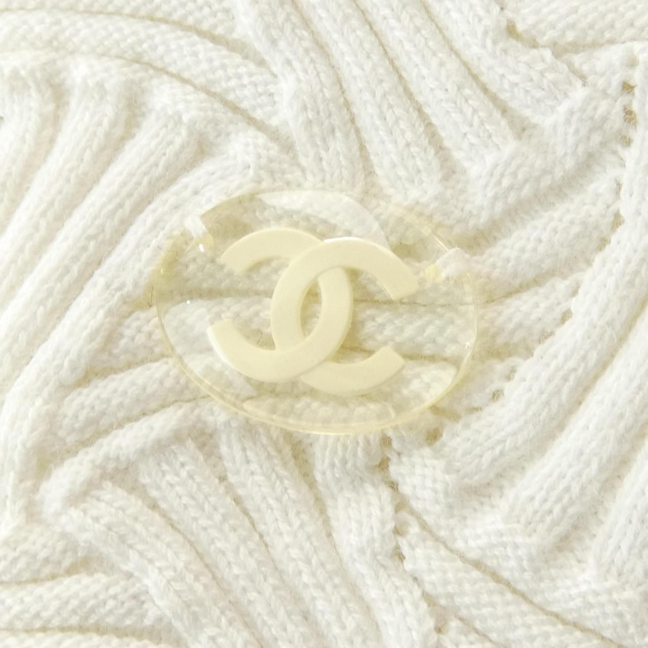 Chanel Knit Sweater White — view 8
