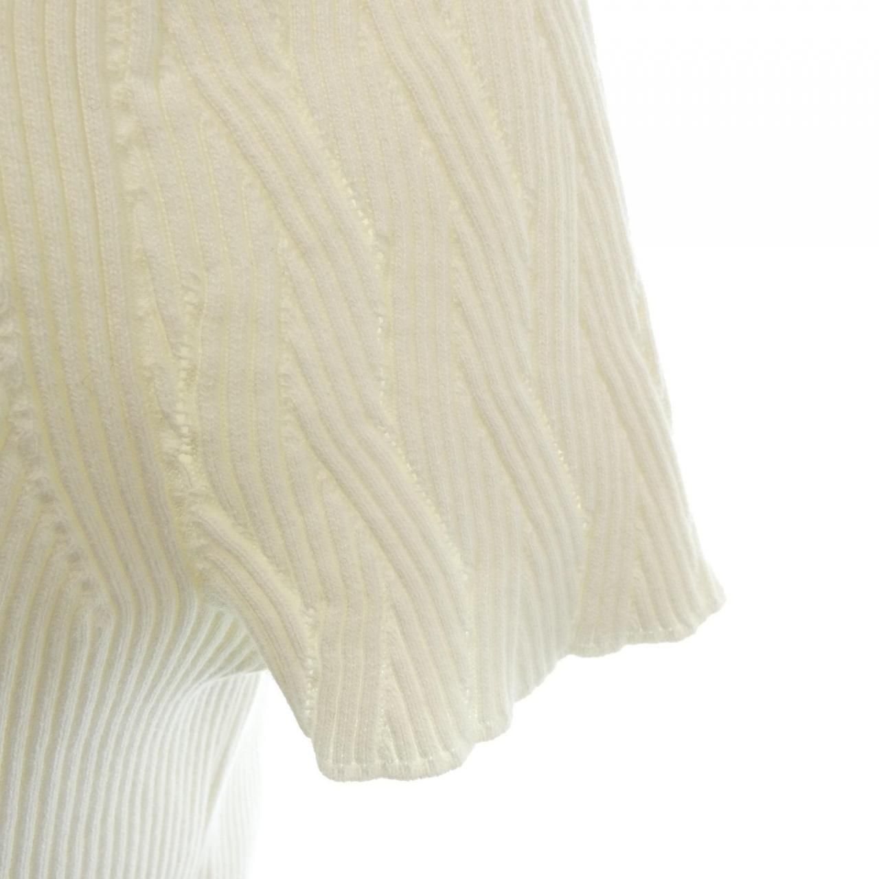 Chanel Knit Sweater White — view 7