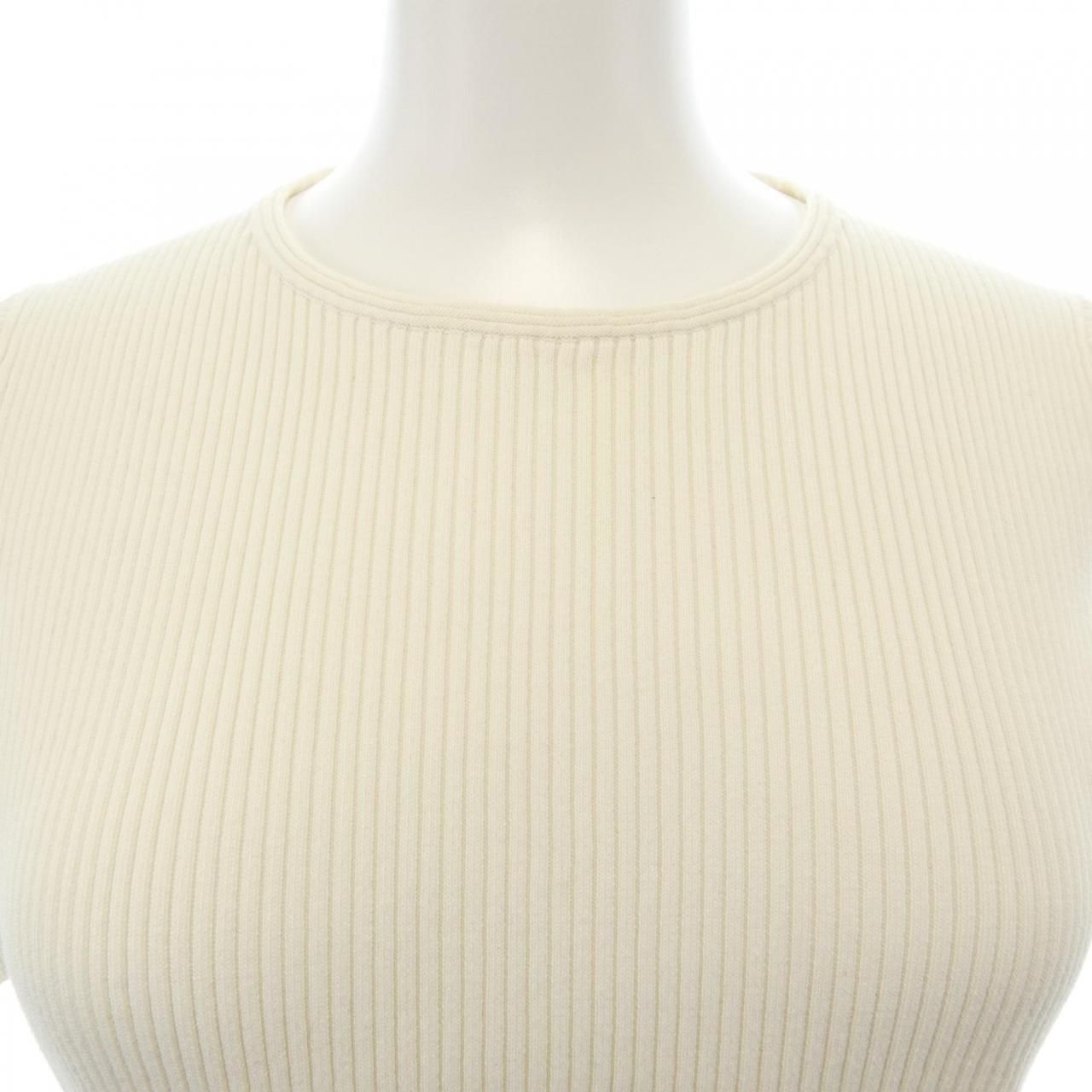 Chanel Knit Sweater White — view 6