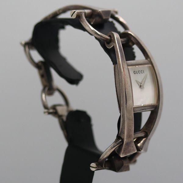 Gucci 103 Quartz Bangle Watch White Shell Dial Nam — view 2