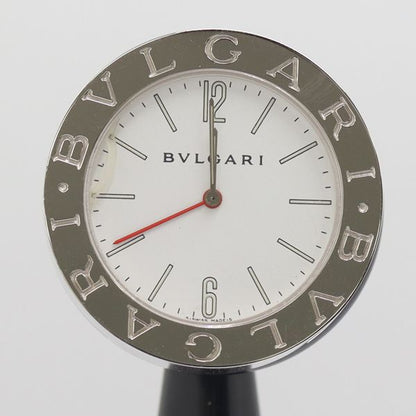 Bvlgari Quartz White Dial Travel Clock Nam