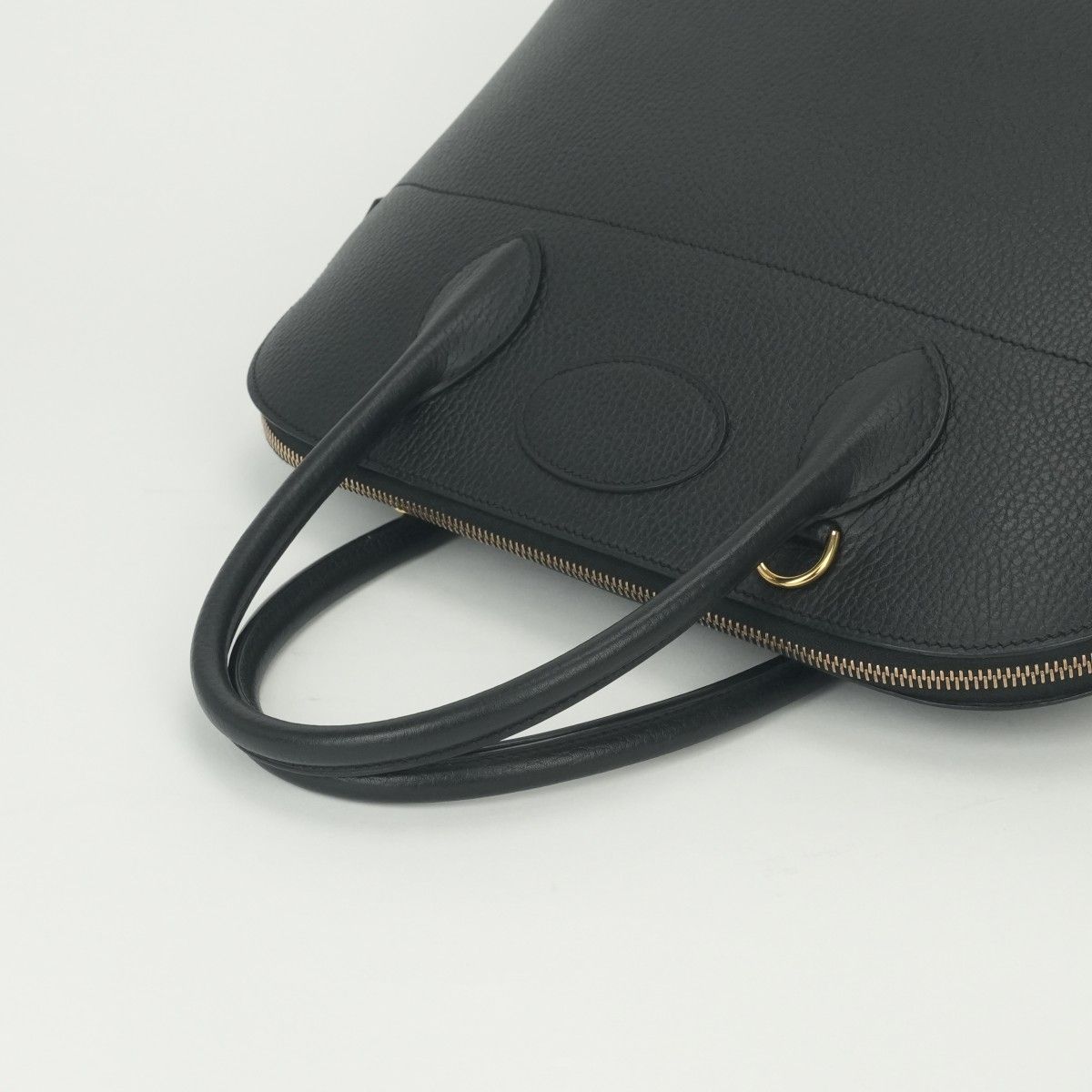 Hermes Bolide 35 Tote Ardennes Noir Black Gold — view 4