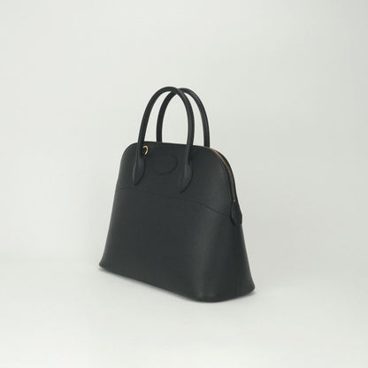 Hermes Bolide 35 Tote Ardennes Noir Black Gold — view 2