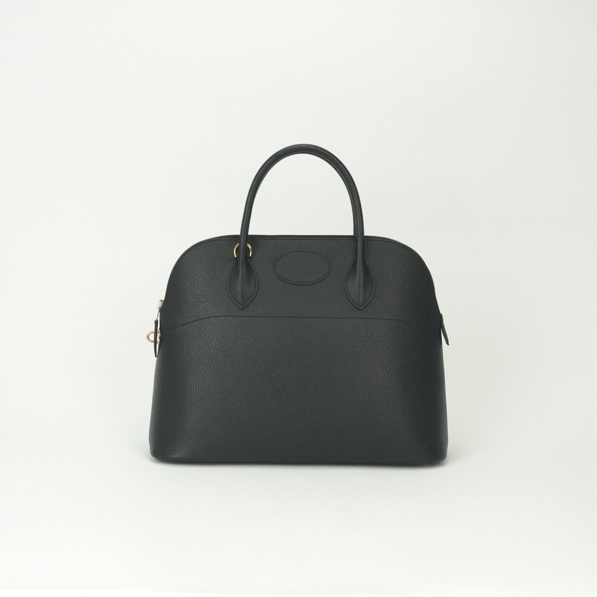 Hermes Bolide 35 Tote Ardennes Noir Black Gold