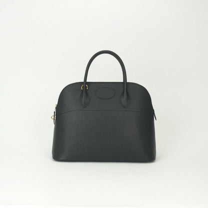 Hermes Bolide 35 Tote Ardennes Noir Black Gold