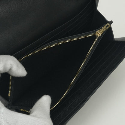 Hermes Constance Long Wallet Epsom Noir Black Pink Gold — view 8