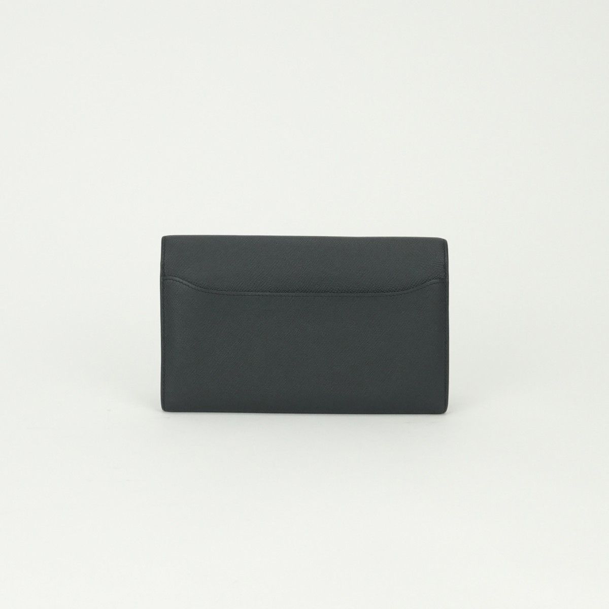 Hermes Constance Long Wallet Epsom Noir Black Pink Gold — view 2