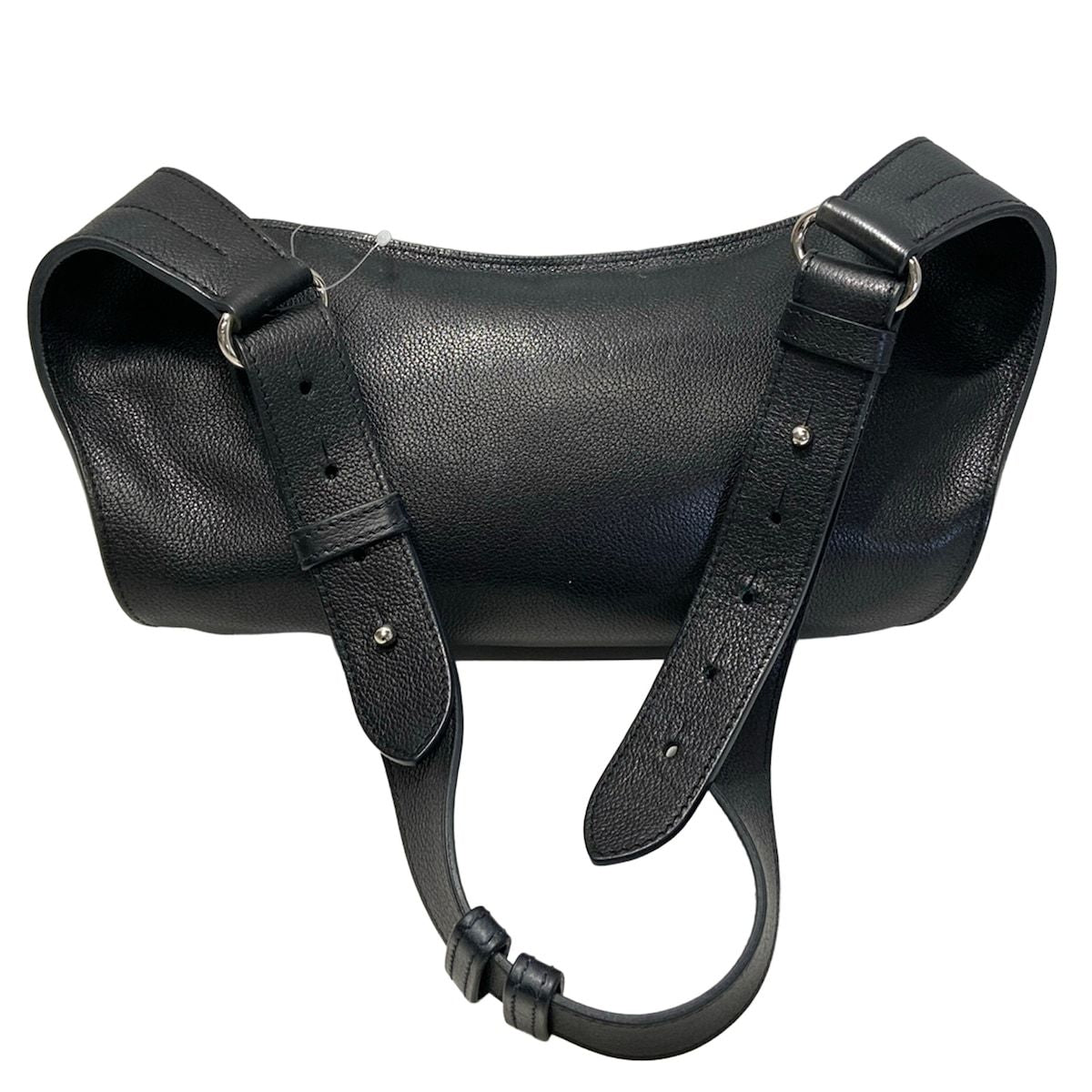 Hermes Waist Pouch Chiquita 90 Black Silver — view 3