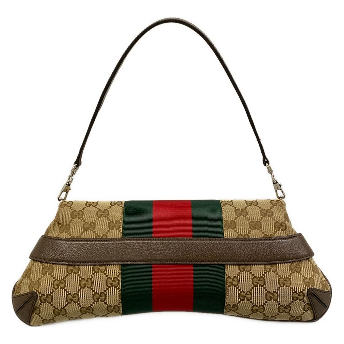 Gucci Shoulder Bag Horsebit Chain Bag Sherry Removable Strap Leather — view 3