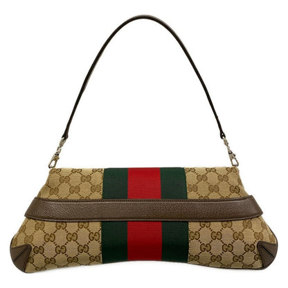 Gucci Shoulder Bag Horsebit Chain Bag Sherry Removable Strap Leather — view 3