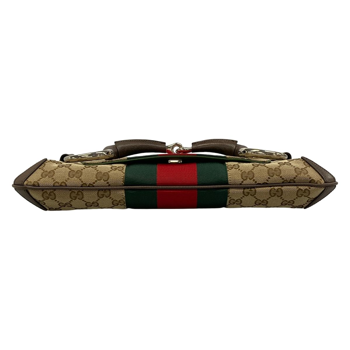 Gucci Shoulder Bag Horsebit Chain Bag Sherry Removable Strap Leather — view 5