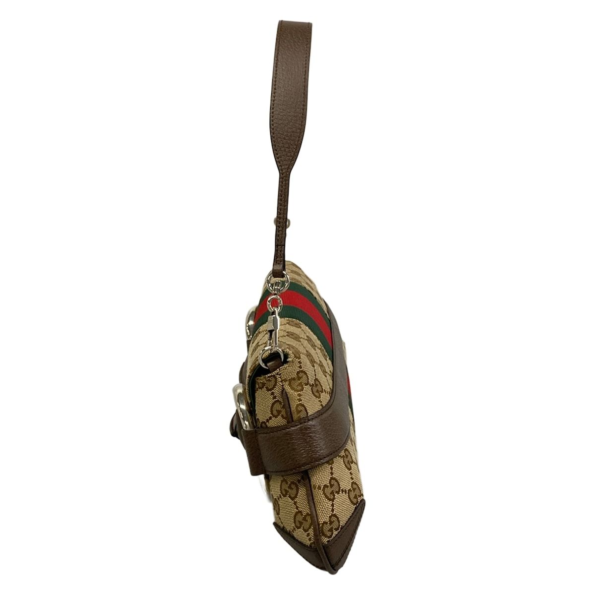 Gucci Shoulder Bag Horsebit Chain Bag Sherry Removable Strap Leather — view 4