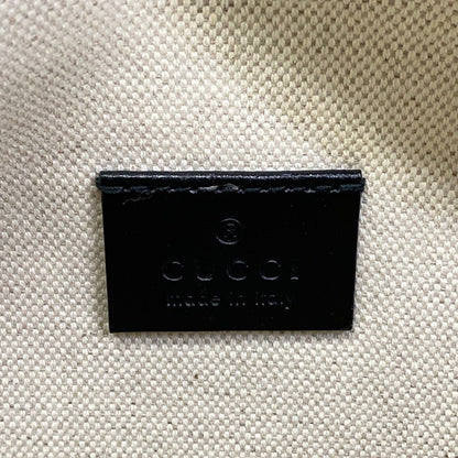 Gucci Waist Pouch Jumbo GG Large Belt Bag Black Leather — view 9