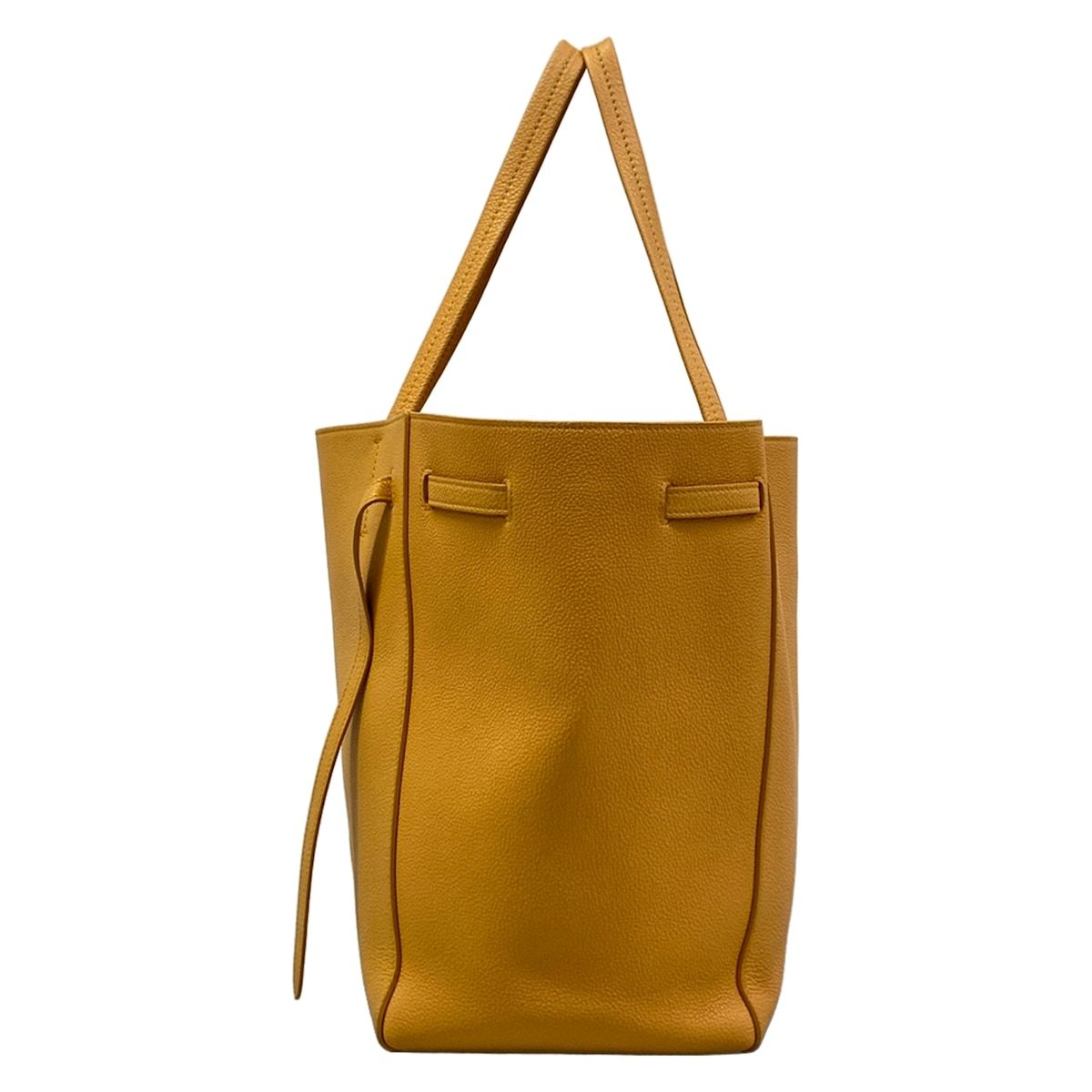 Celine Tote Cabas Phantom Small with Belt Orange Brown — view 4
