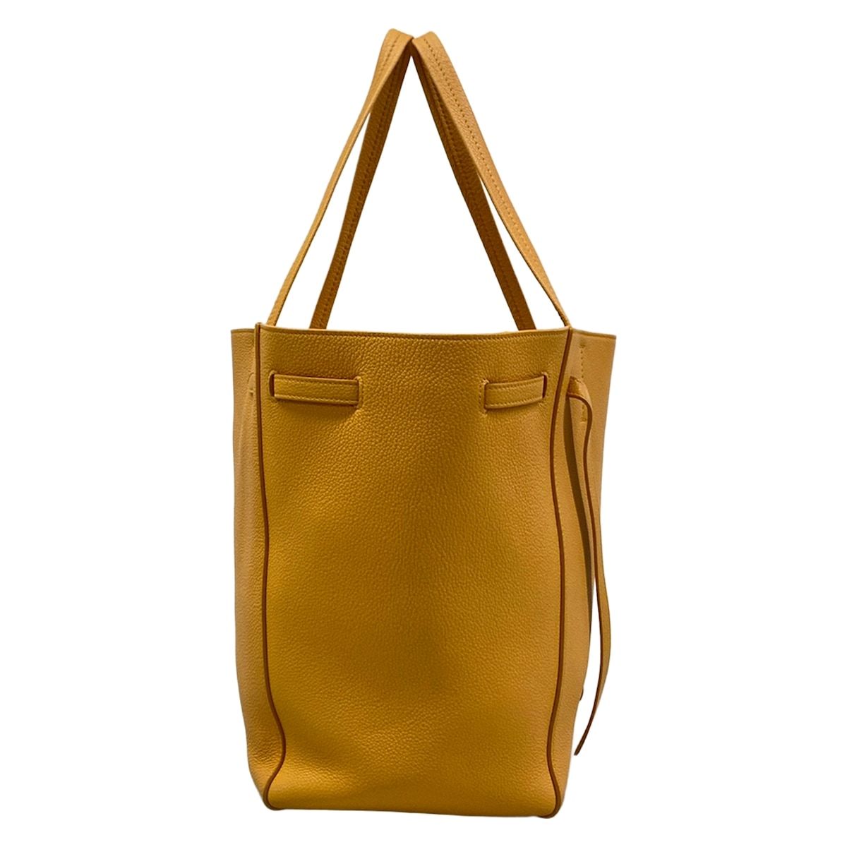 Celine Tote Cabas Phantom Small with Belt Orange Brown — view 2