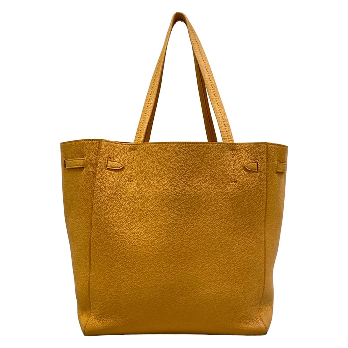 Celine Tote Cabas Phantom Small with Belt Orange Brown — view 3